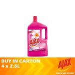 Ajax Aroma Sensations Frangipani & Rose Multi Purpose Cleaner 4 x 2.5L
