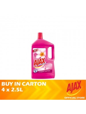 Ajax Aroma Sensations Frangipani & Rose Multi Purpose Cleaner 4 x 2.5L