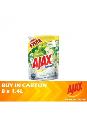 Ajax Fabuloso Apple Fresh Multi Purpose Cleaner Refill 8 x 1.4L