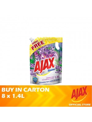 Ajax Fabuloso Lavender Fresh Multi Purpose Cleaner Refill 8 x 1.4L