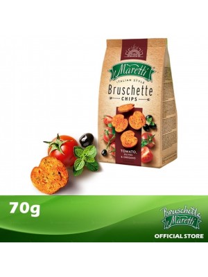Bruschette Maretti Tomato, Olives & Oregano Flavour Baked Bread Snack 70g