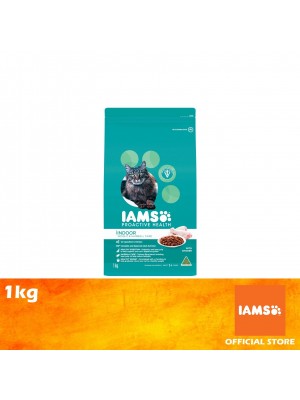 IAMS Cat Dry Food Adult Indoor Weight & Hairball Care Chicken 1kg