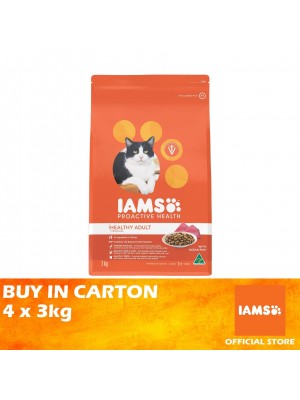 IAMS Cat Dry Food Adult Ocean Fish 4 x 3kg