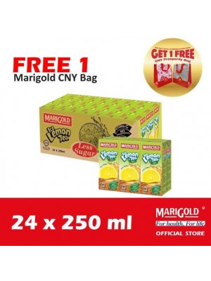 1C. Marigold Asian Drink - Ice Lemon Tea 4 x 6 x 250ml FREE Marigold CNY Bag [CNY2021]