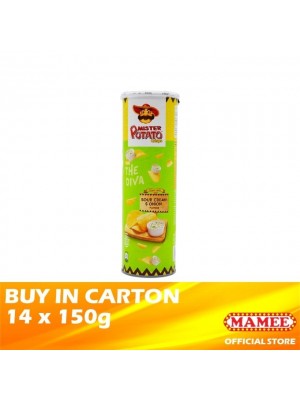 Mister Potato Crisps Sour Cream Onion 14 x 150g