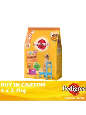 Pedigree Dog Dry Food Puppy  Chicken, Egg & Milk Flavour 4 x 2.7kg