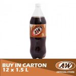 A&W Sarsaparilla PET 12 x 1.5L