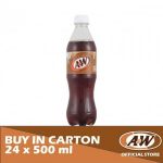 A&W Sarsaparilla PET 24 x 500ml