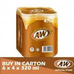 A&W Sarsaparilla 24 x 320ml